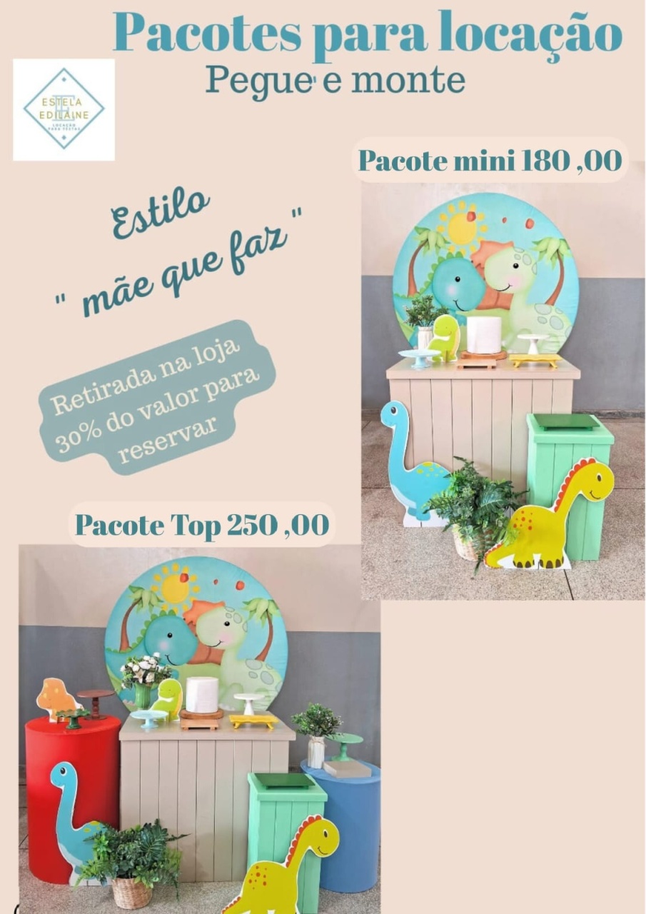 Dinos Baby - Estela Edilaine Pegue e monte 