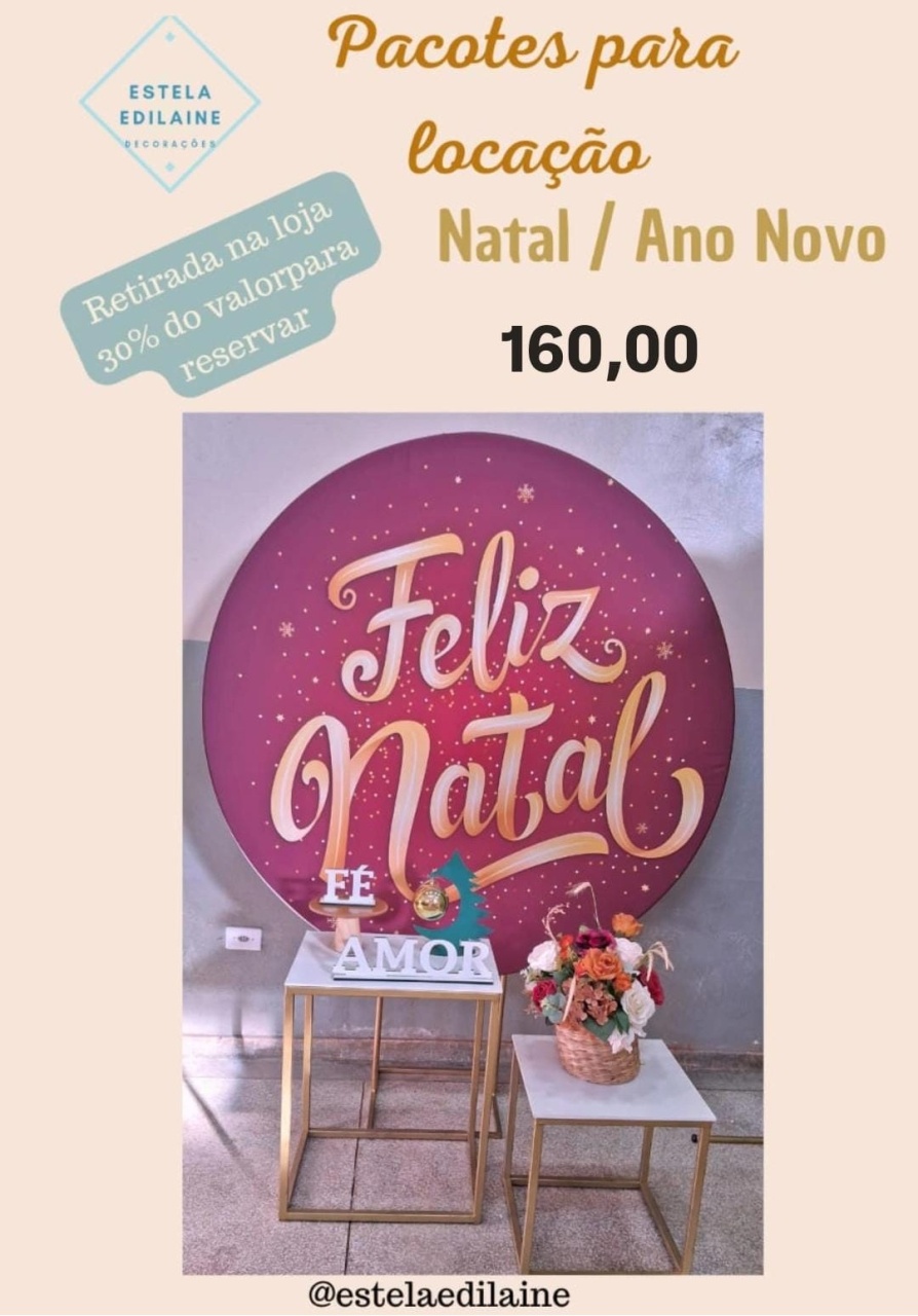 Natal 7 Indisponível  - Estela Edilaine Pegue e monte 