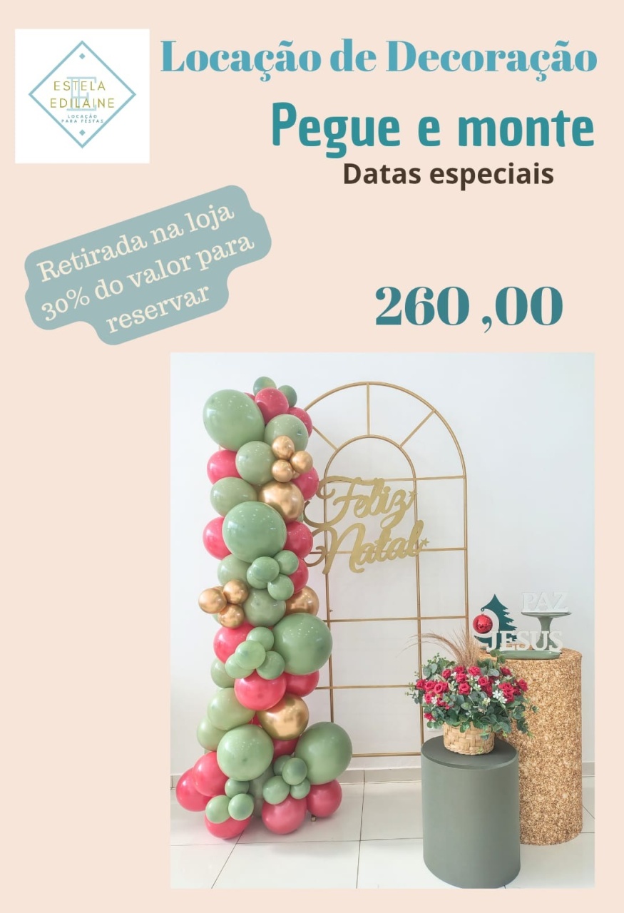 Natal 17 Indisponível - Estela Edilaine Pegue e monte 