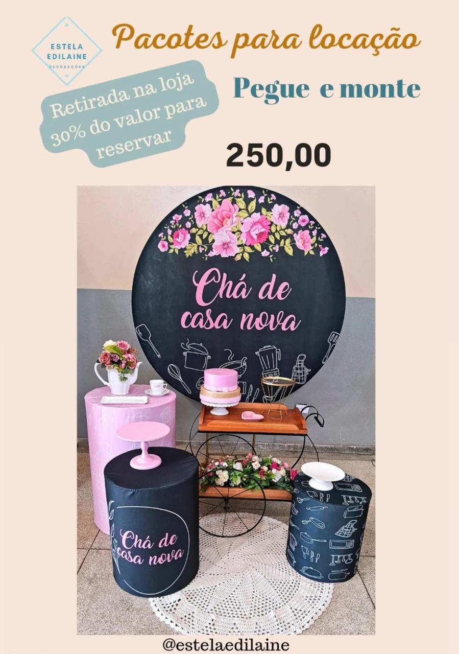 Chá Casa Nova 2 - Estela Edilaine Pegue e monte 