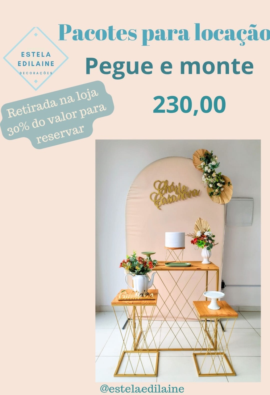Chá de Casa Nova 2 - Estela Edilaine Pegue e monte 