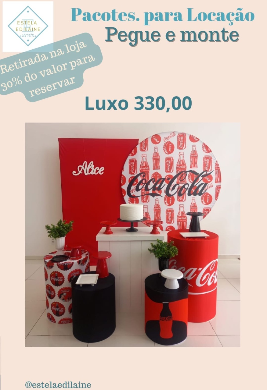 Coca Cola Luxo - Estela Edilaine Pegue e monte 