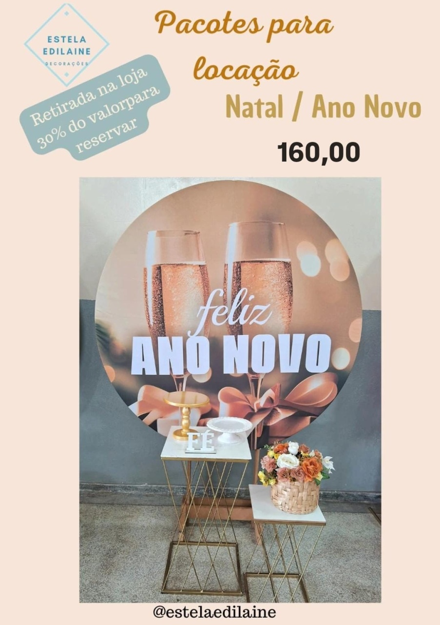 Ano Novo 14 Indisponível - Estela Edilaine Pegue e monte 