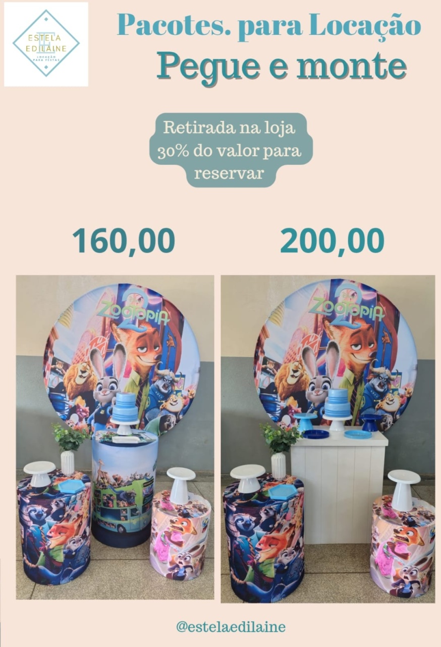 Zootopia - Estela Edilaine Pegue e monte 