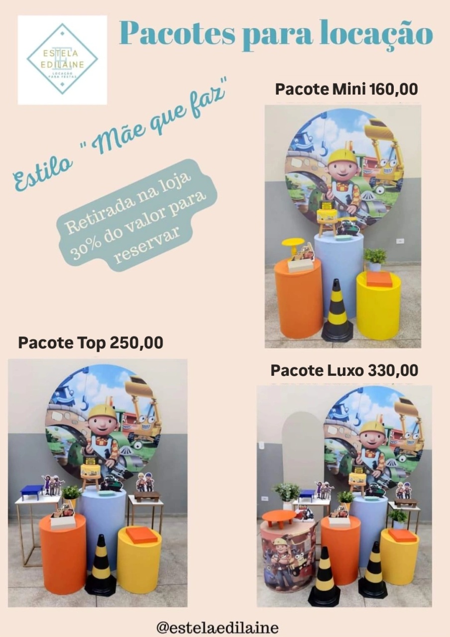Bob O Construtor - Estela Edilaine Pegue e monte 