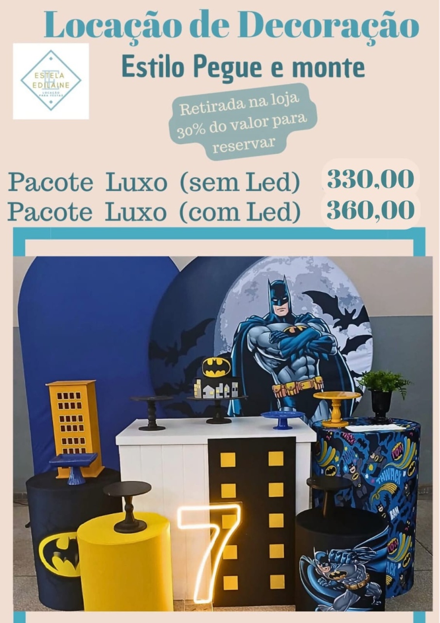 Batman - Estela Edilaine Pegue e monte 