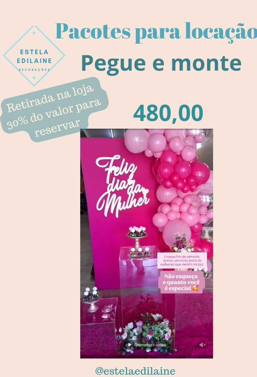Dia das Mulheres 6 - Estela Edilaine Pegue e monte 