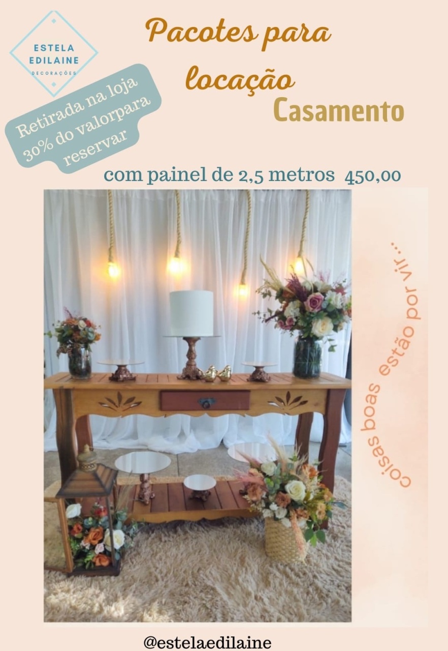 Casamento (Aparador) - Estela Edilaine Pegue e monte 