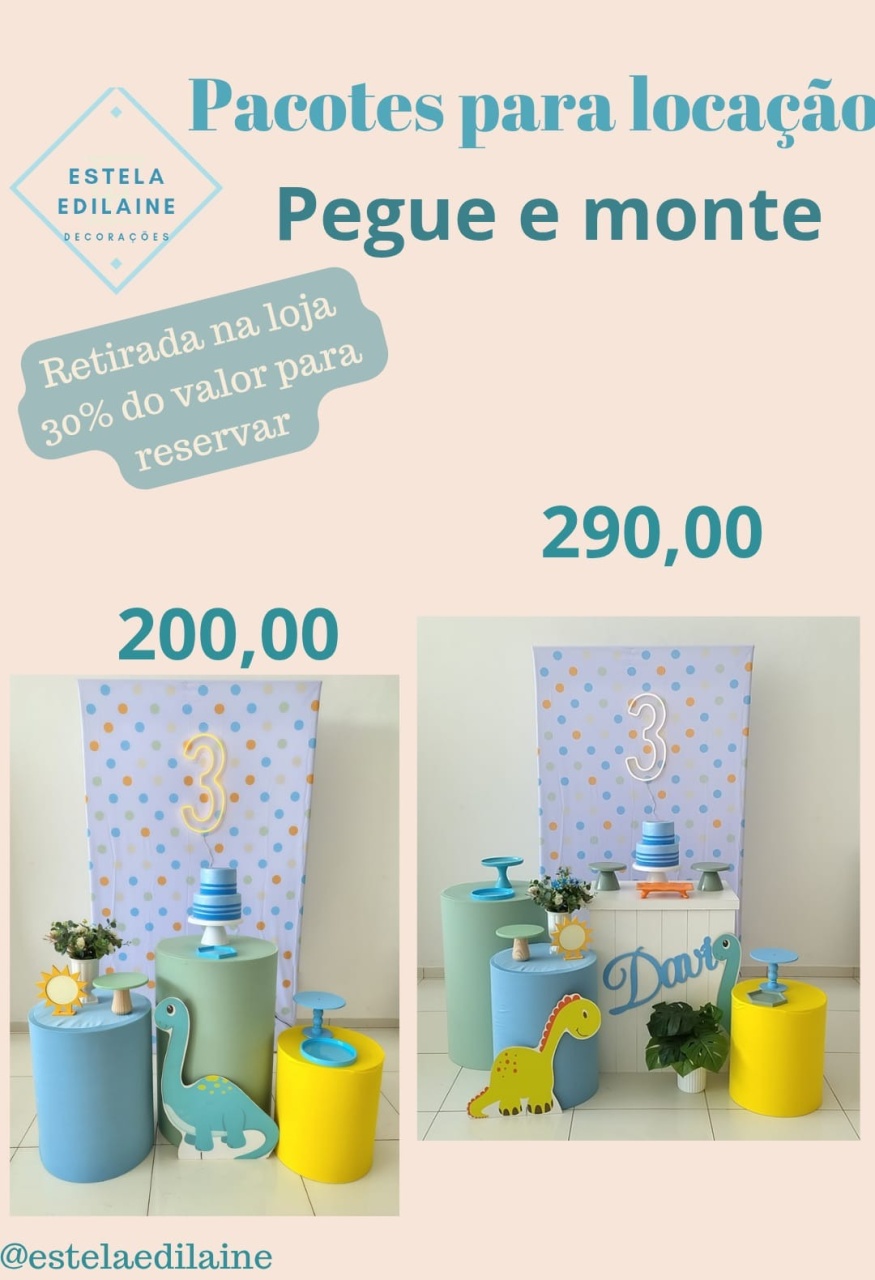 Dino Baby Clean - Estela Edilaine Pegue e monte 