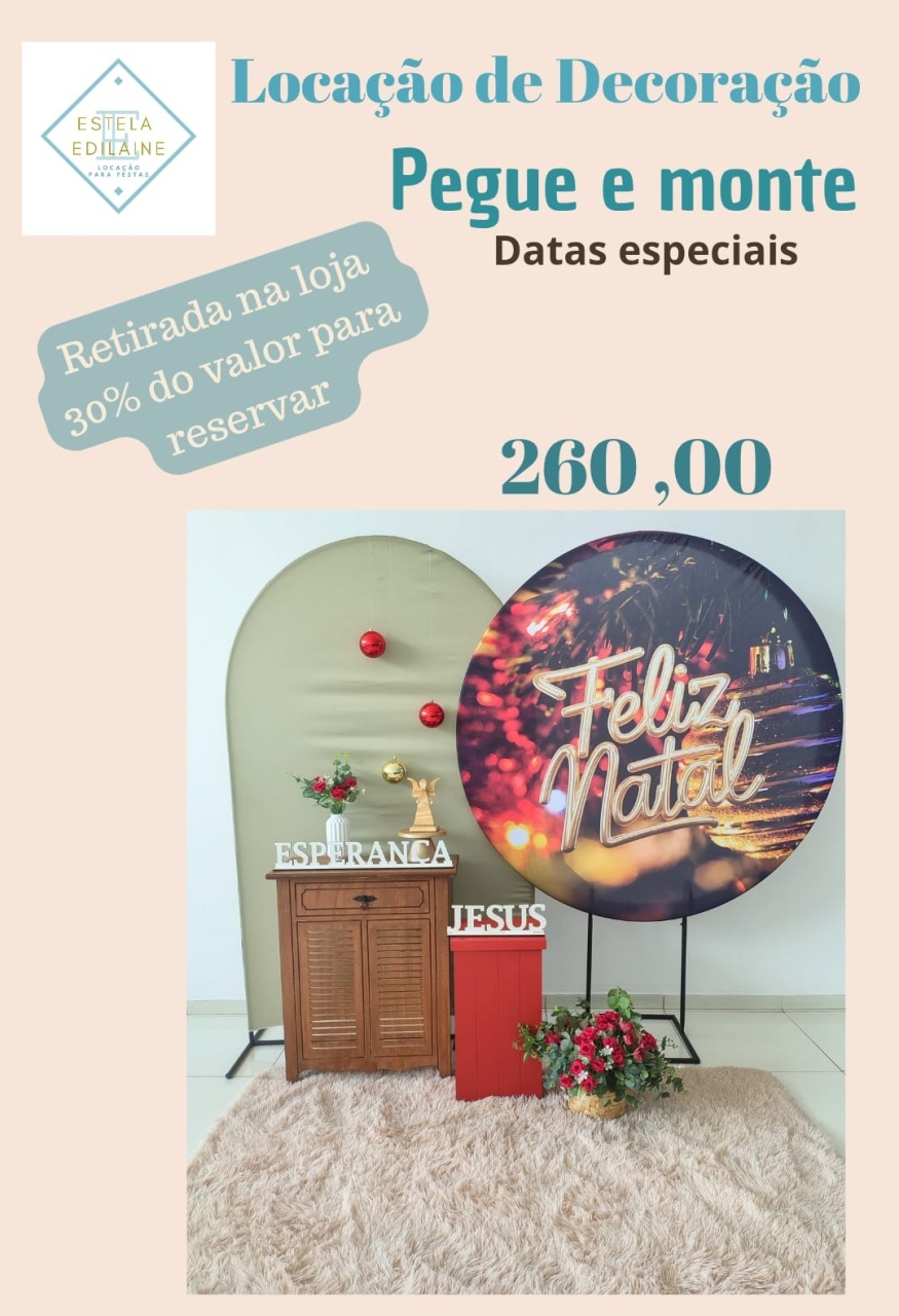 Natal 22 - Estela Edilaine Pegue e monte 