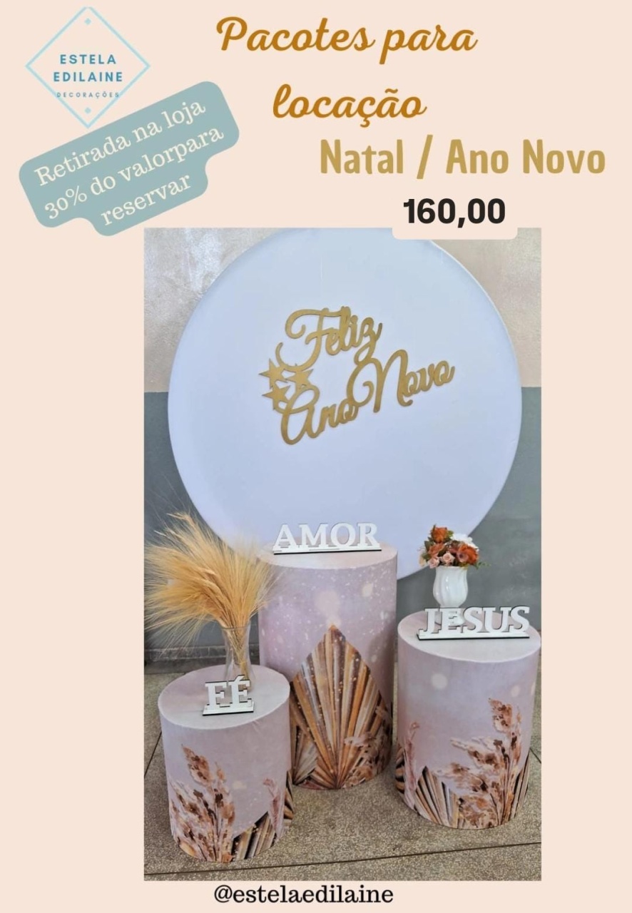 Ano Novo 17 Indisponível - Estela Edilaine Pegue e monte 