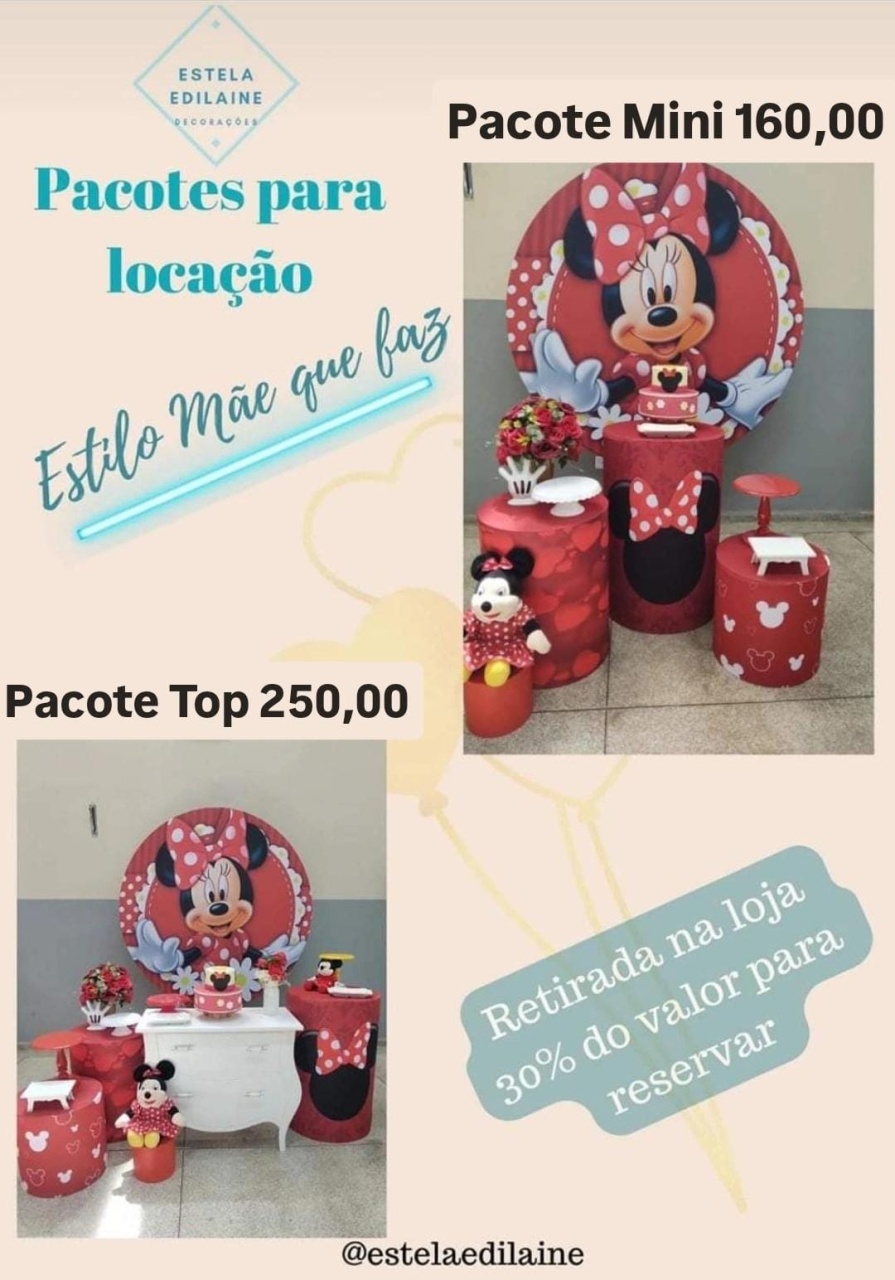 Minnie Vermelha 2 - Estela Edilaine Pegue e monte 