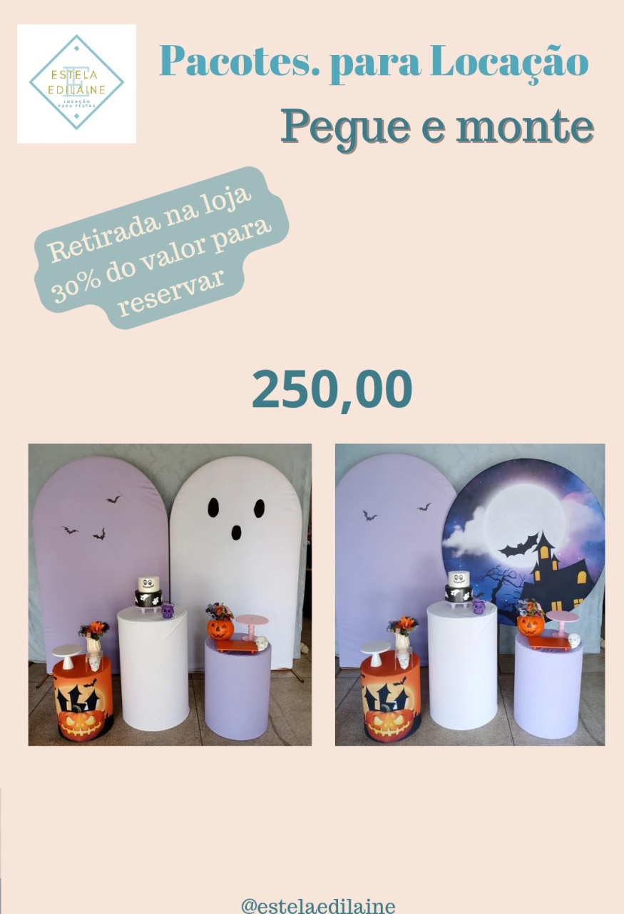 Halloween Variação  - Estela Edilaine Pegue e monte 
