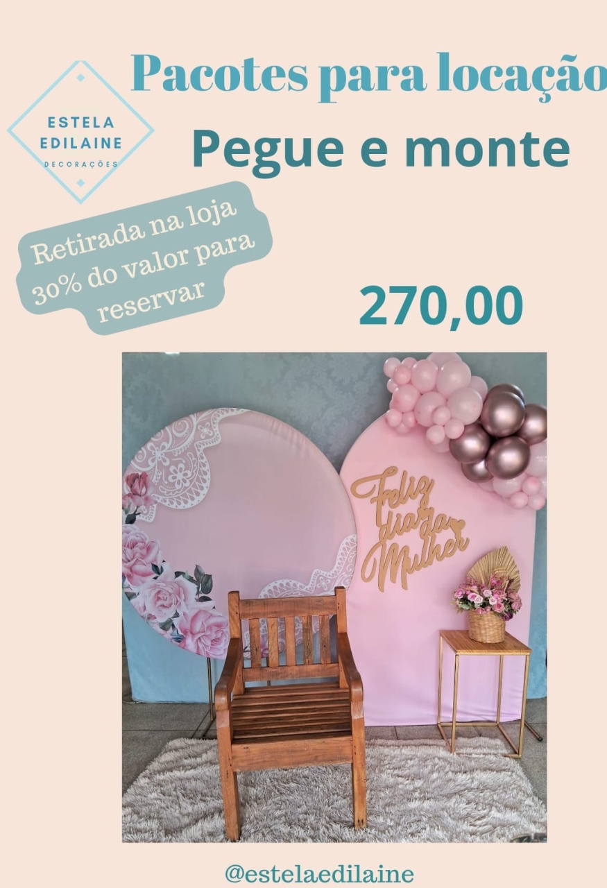 Dia das Mulheres 3 - Estela Edilaine Pegue e monte 