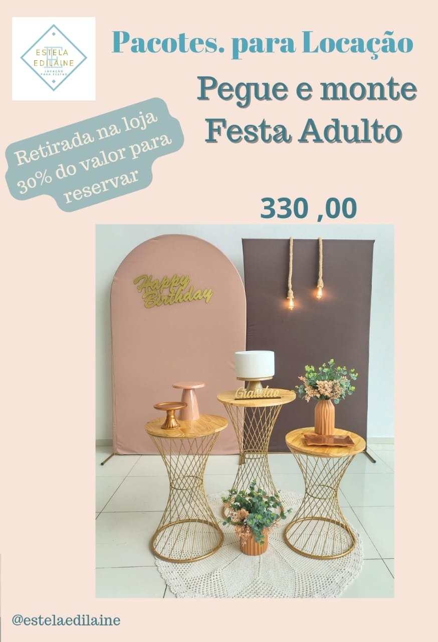 Festa Adulto - Estela Edilaine Pegue e monte 