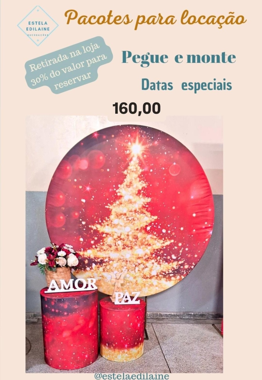 Natal 10 Indisponivel - Estela Edilaine Pegue e monte 