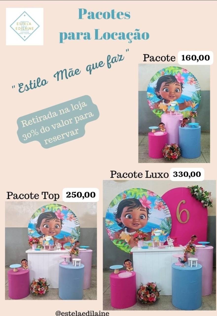 Moana Baby 3 - Estela Edilaine Pegue e monte 