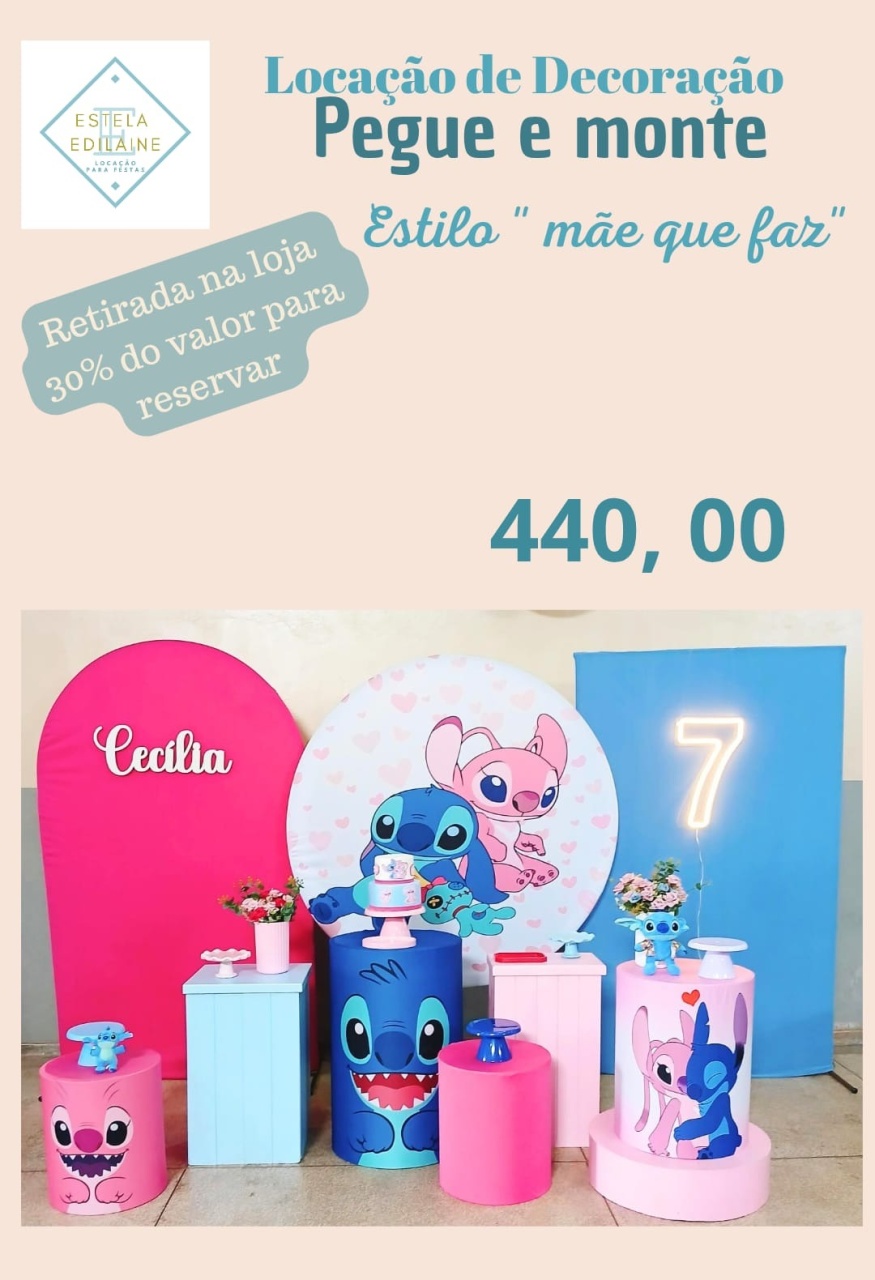 Angela E Stitch Super Luxo - Estela Edilaine Pegue e monte 