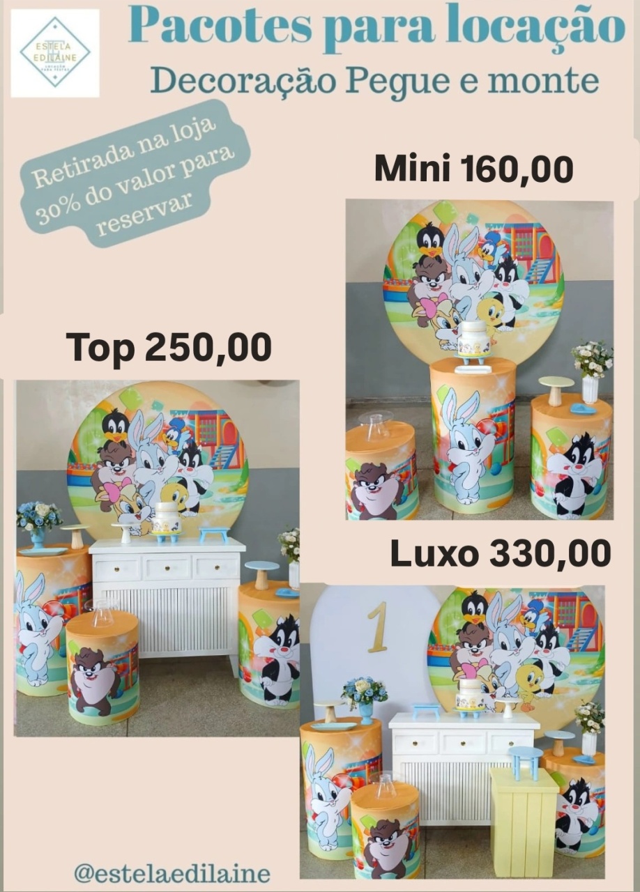 Looney Tunes - Estela Edilaine Pegue e monte 