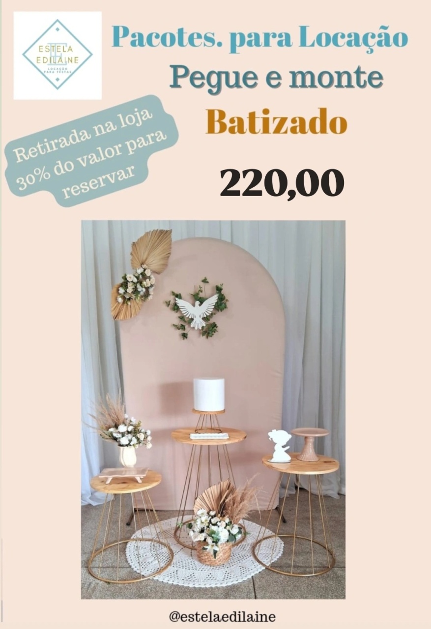 Batizado 6 - Estela Edilaine Pegue e monte 