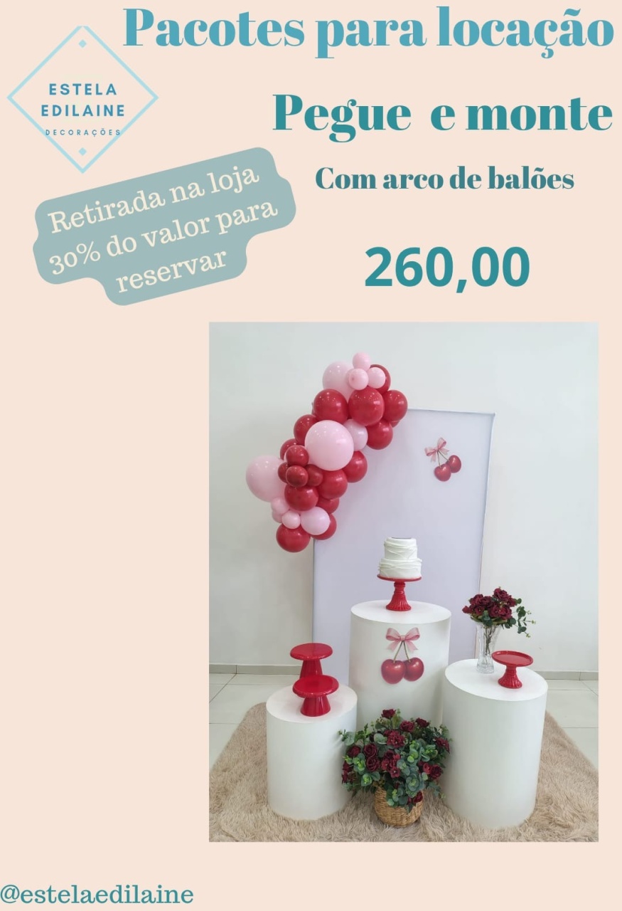 Cereja Clean  - Estela Edilaine Pegue e monte 