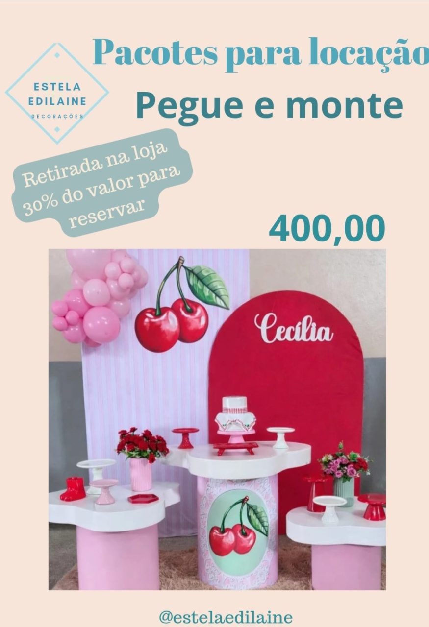 Cerejinha 3 - Estela Edilaine Pegue e monte 