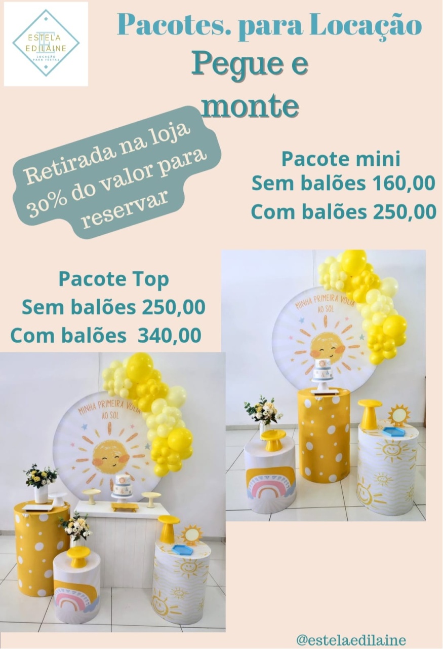 Minha Primeira Volta Ao Sol - Estela Edilaine Pegue e monte 