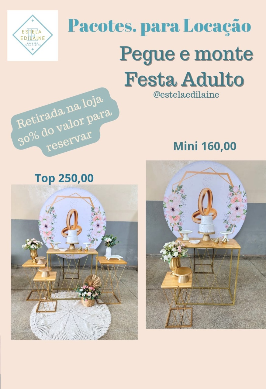 Casamento / Noivado  - Estela Edilaine Pegue e monte 