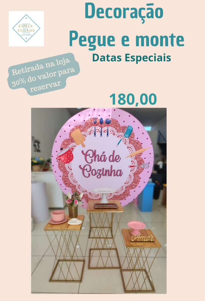 Chá de Cozinha 2 - Estela Edilaine Pegue e monte 