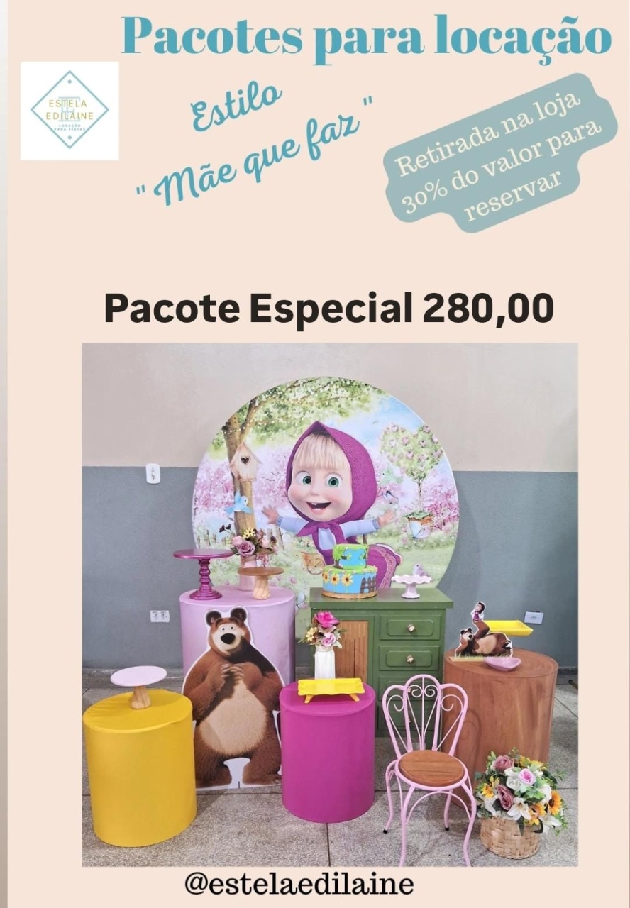 Masha E O Urso Especial - Estela Edilaine Pegue e monte 
