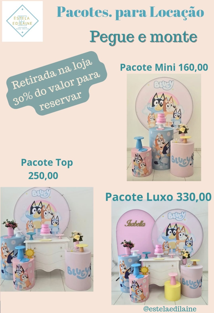 Bluey - Estela Edilaine Pegue e monte 