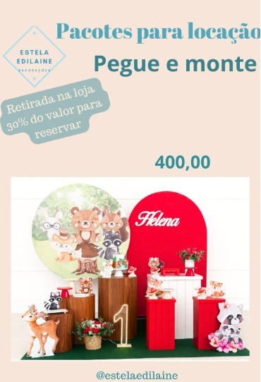 Bosque Vermelho - Estela Edilaine Pegue e monte 