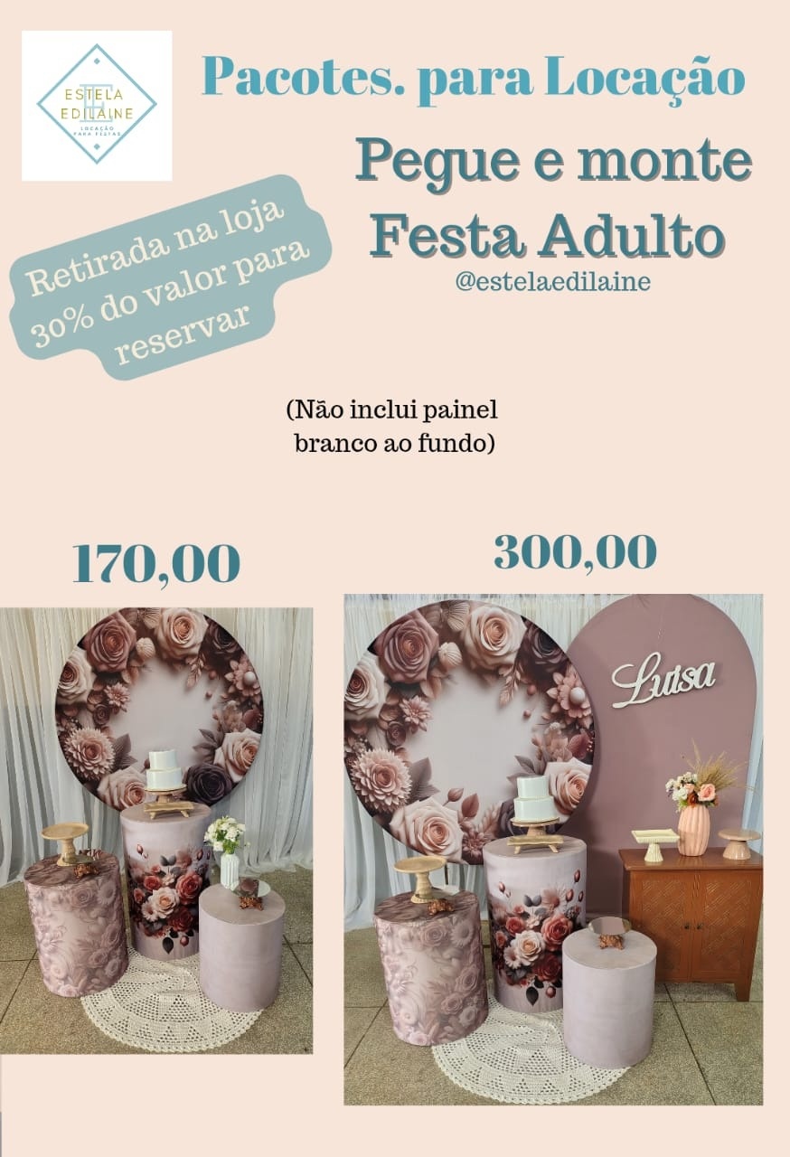 Floral 3D - Estela Edilaine Pegue e monte 