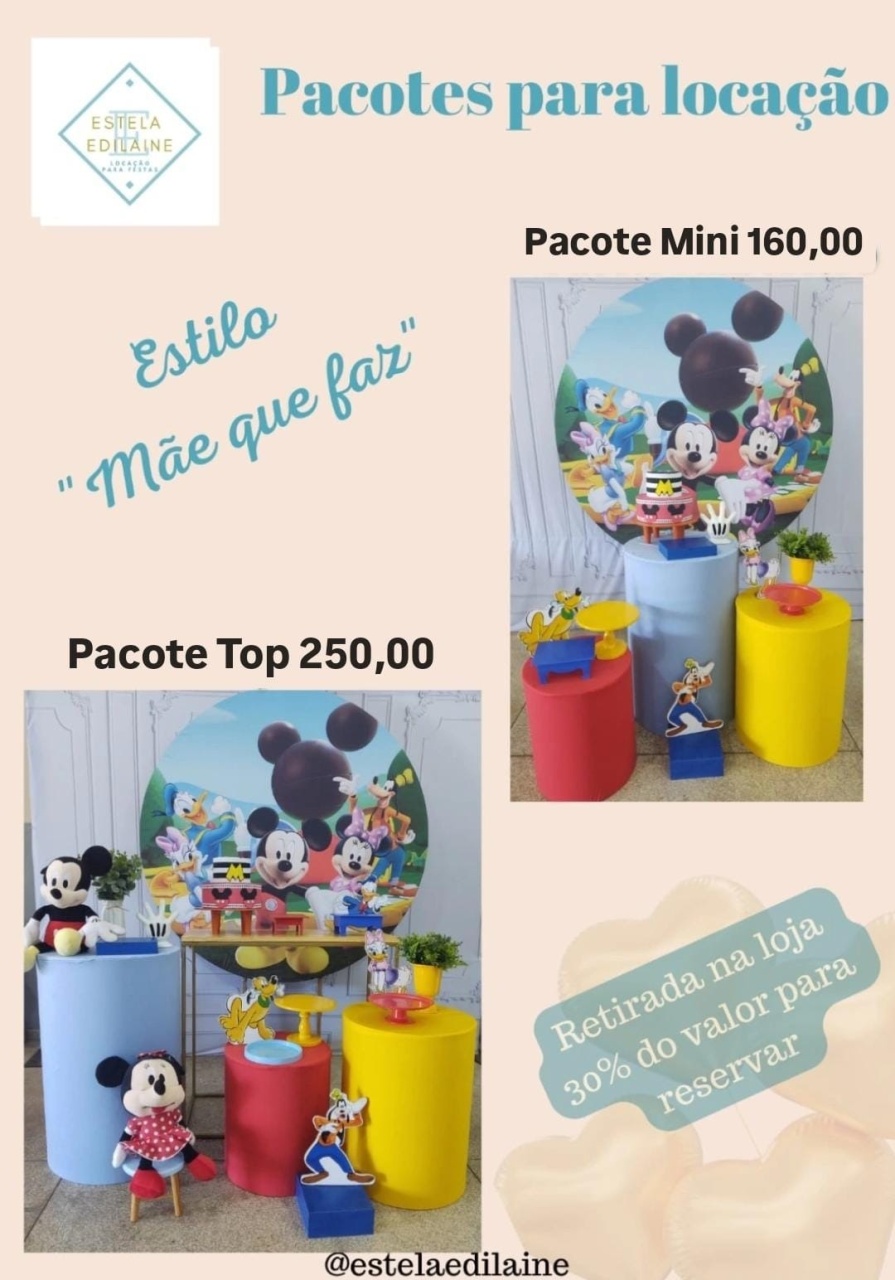Turma Do Mickey - Estela Edilaine Pegue e monte 