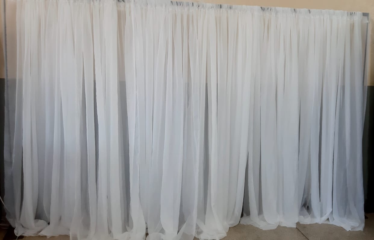 Painel 2,5M Com Voal  - Estela Edilaine Pegue e monte 