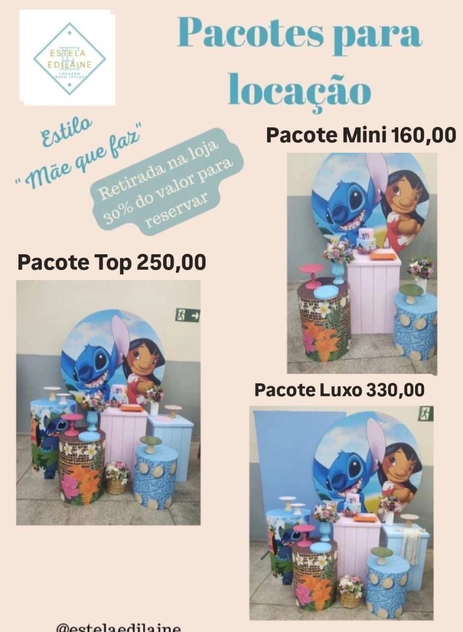 Lilo E Stitch 2 - Estela Edilaine Pegue e monte 