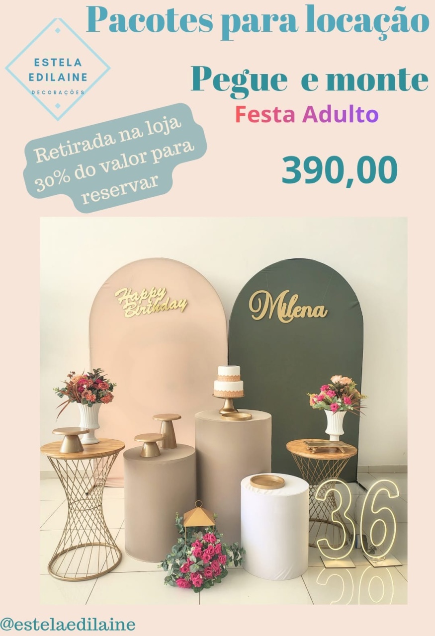 Adulto Fem - Estela Edilaine Pegue e monte 