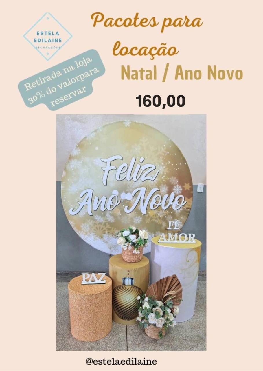Ano Novo 21 Indisponível  - Estela Edilaine Pegue e monte 