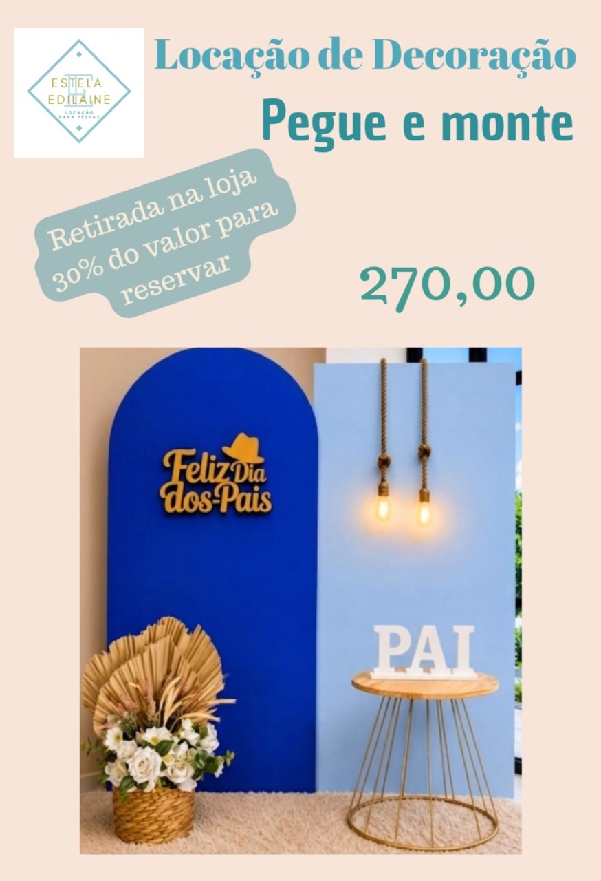 Dia dos Pais 1 - Estela Edilaine Pegue e monte 