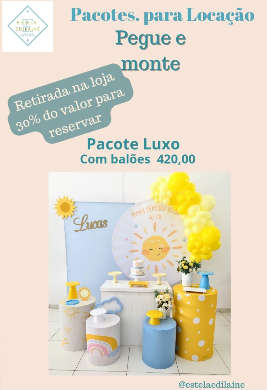 Minha Primeira Volta Ao Sol 3 - Estela Edilaine Pegue e monte 