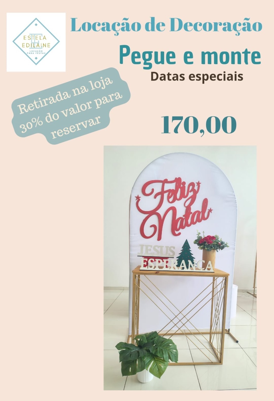 Natal 23 - Estela Edilaine Pegue e monte 