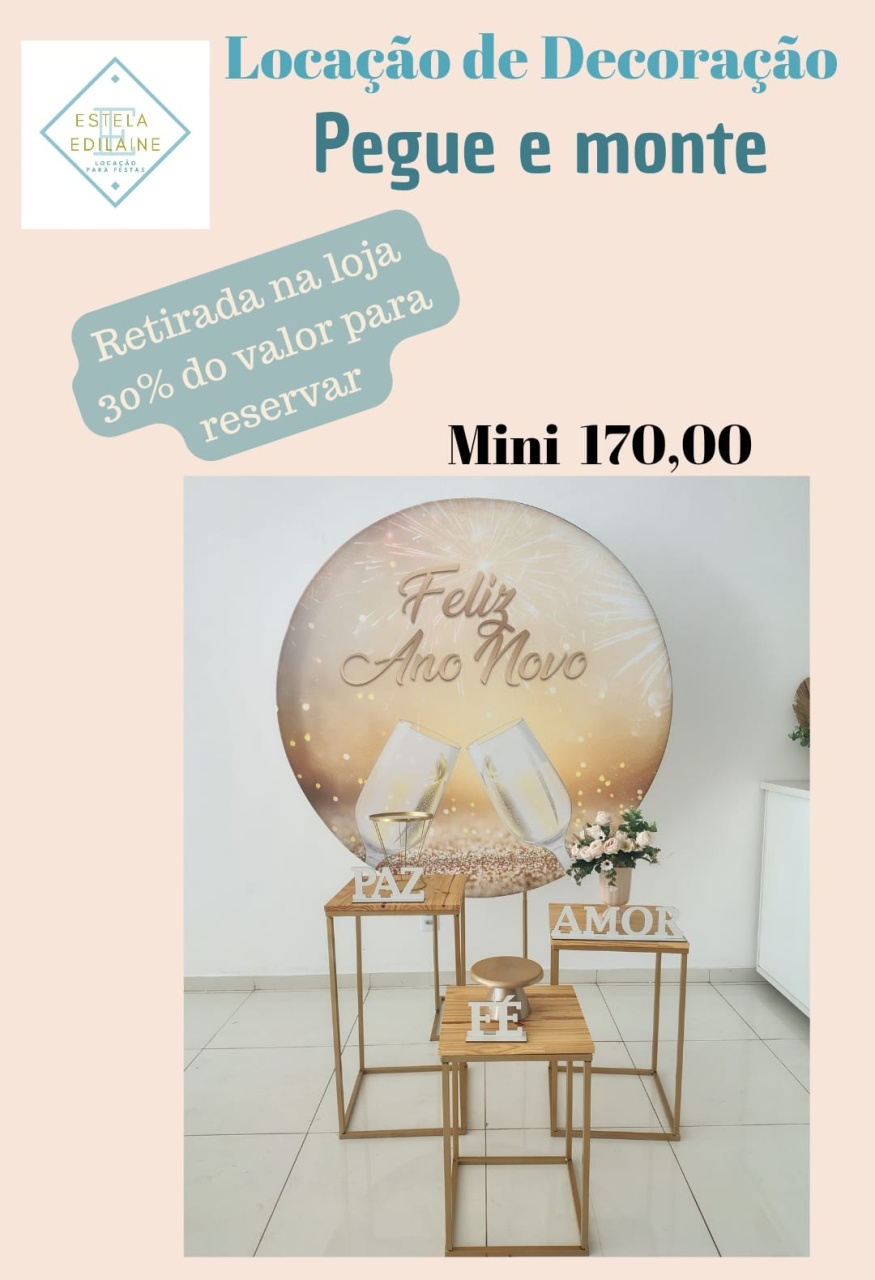 Ano Novo 41 Indisponível - Estela Edilaine Pegue e monte 
