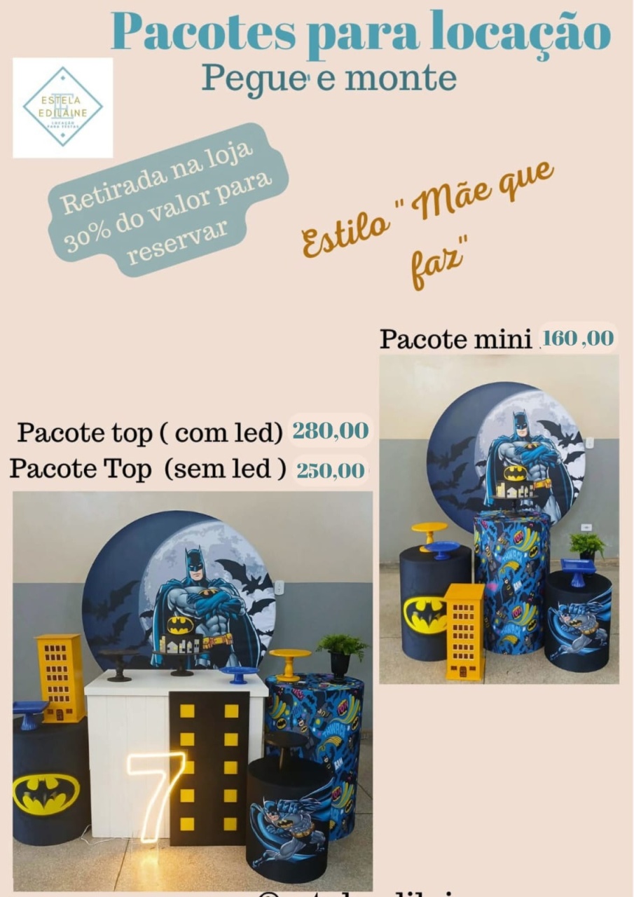 Batman - Estela Edilaine Pegue e monte 