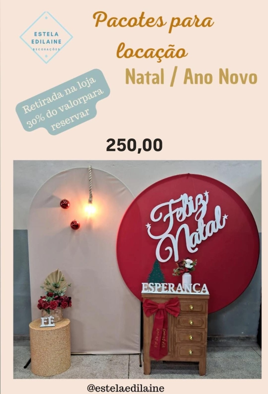 Natal 8   Indisponivel - Estela Edilaine Pegue e monte 