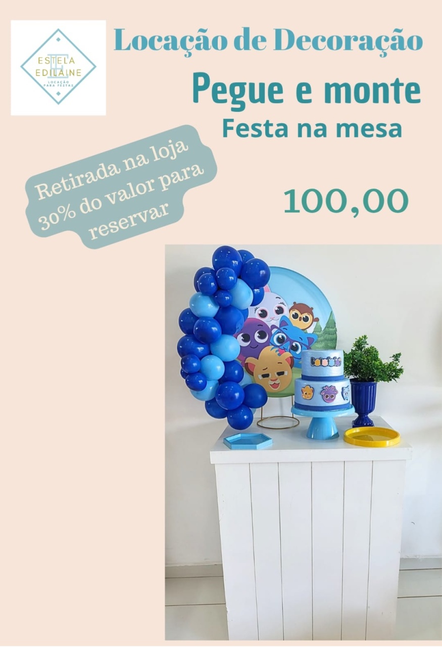 Bolofofos Festa Na Mesa - Estela Edilaine Pegue e monte 