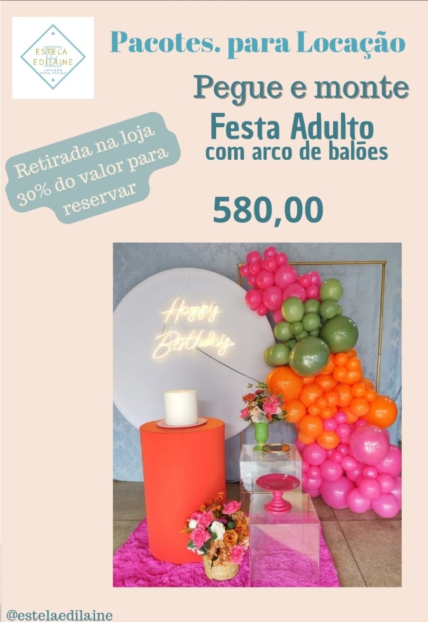 Adulto Com Balões  - Estela Edilaine Pegue e monte 