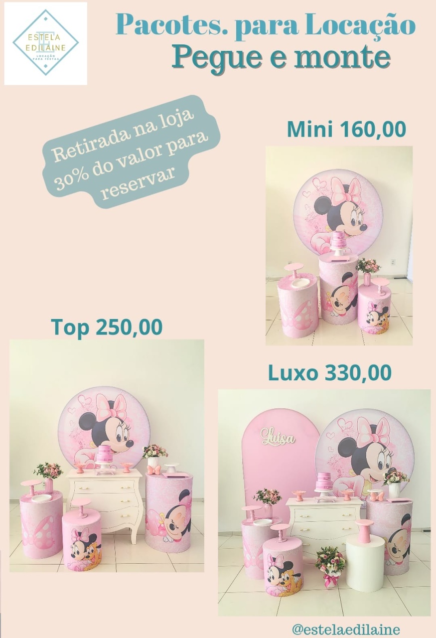 Minnie Baby - Estela Edilaine Pegue e monte 