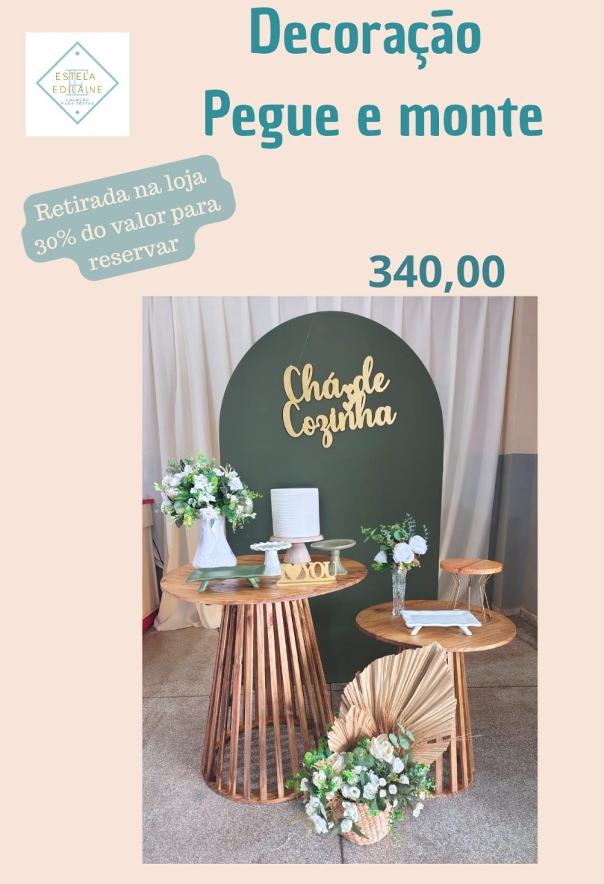 Chá de Cozinha 3 - Estela Edilaine Pegue e monte 