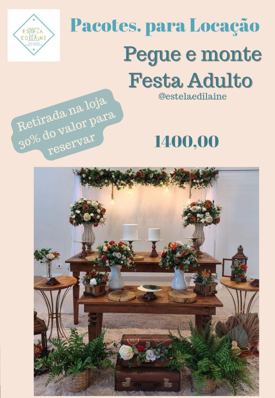 Casamento  - Estela Edilaine Pegue e monte 
