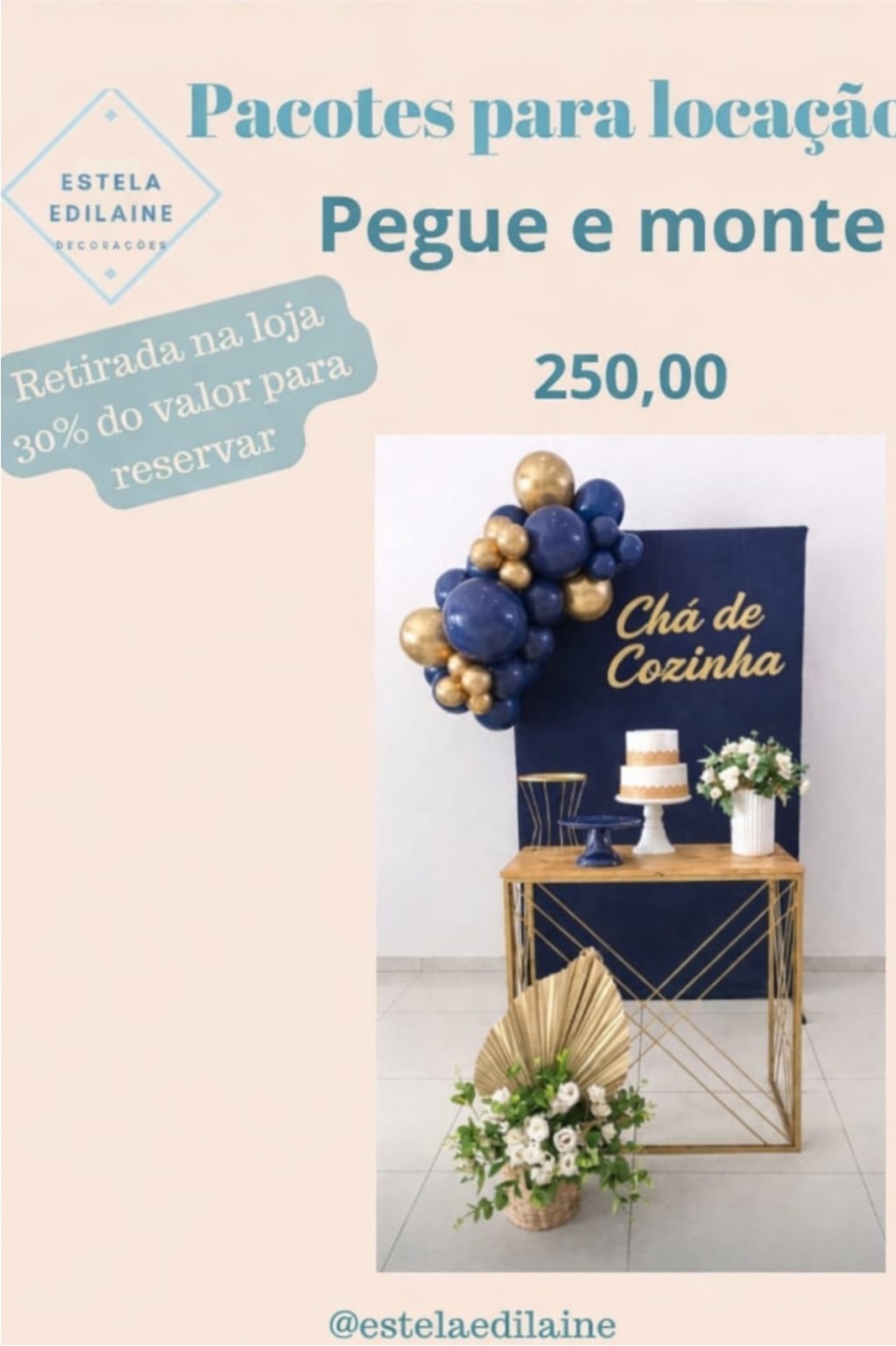 Chá de Cozinha 4 - Estela Edilaine Pegue e monte 